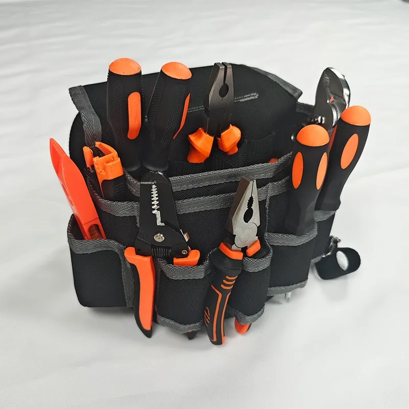 

Tool fanny pack crossbody, electrician Oxford cloth waterproof thickened small storage bag