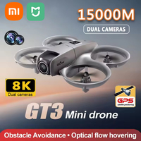 Xiaomi GT3 Mini Drone Dual Camera Aerial Adjustment Obstacle Avoidance Running Flying Machine Toy Remote Control Plane 2025