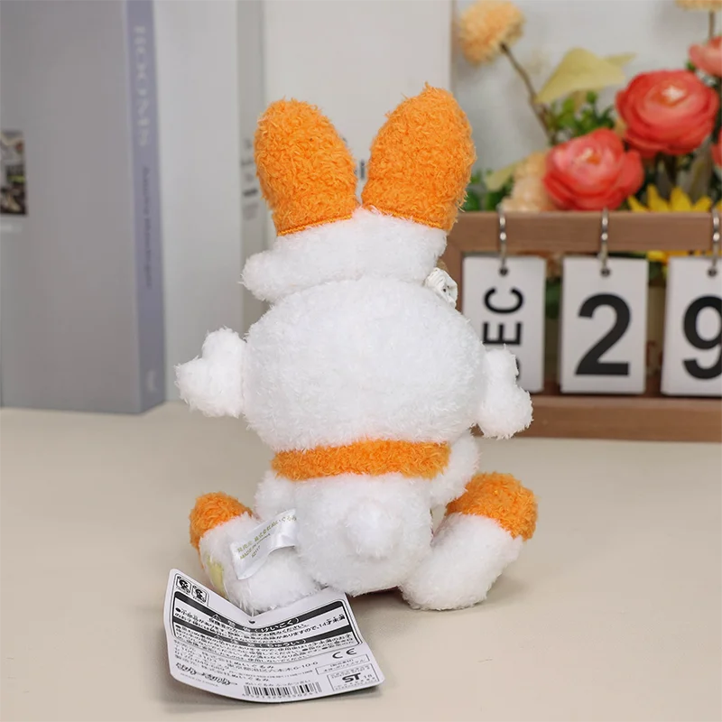 Pokemon LEGENDS Z-A Easter Scorbunny Rabbit 8 inches Plush Toy , Cartoon Switch Game Sun Moon Stuffed Animal Sleep Teddy Doll