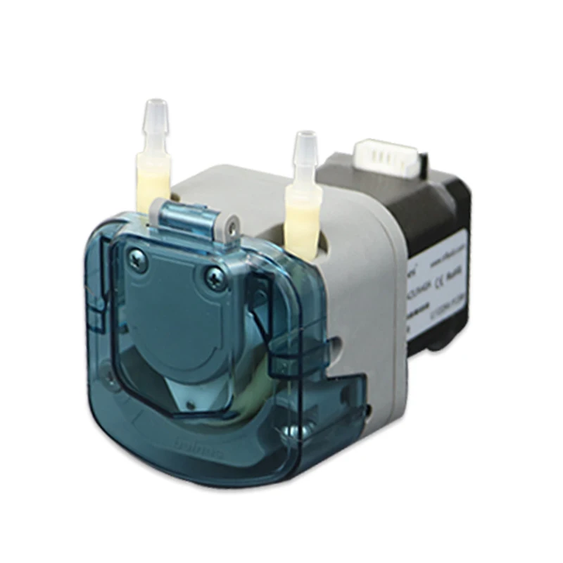 High Flow High Viscosity Acid Resistant 24v Mini Peristaltic Pump Stepper Motor