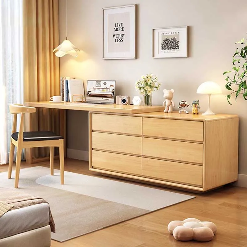 Aesthetic Nordic Dresser Drawers Storage Design Modern Wood Drawer Makeup Table Bedroom Women Mesa De Maquillaje Funiture