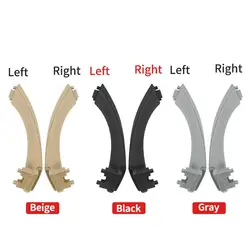 Left Right Car Interior Door Handles Cover Trim For BMW 3 Series E90 E91 E92 E93 2005-2012 316 318 320 325 328i