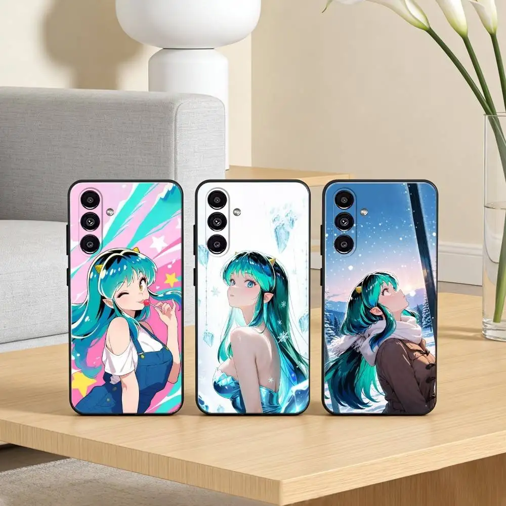 Lum from Urusei Yatsura Phone Case For Samsung Galaxy A20,21s,22,31,32,52,53,72,73,80,91 Soft Black Shell
