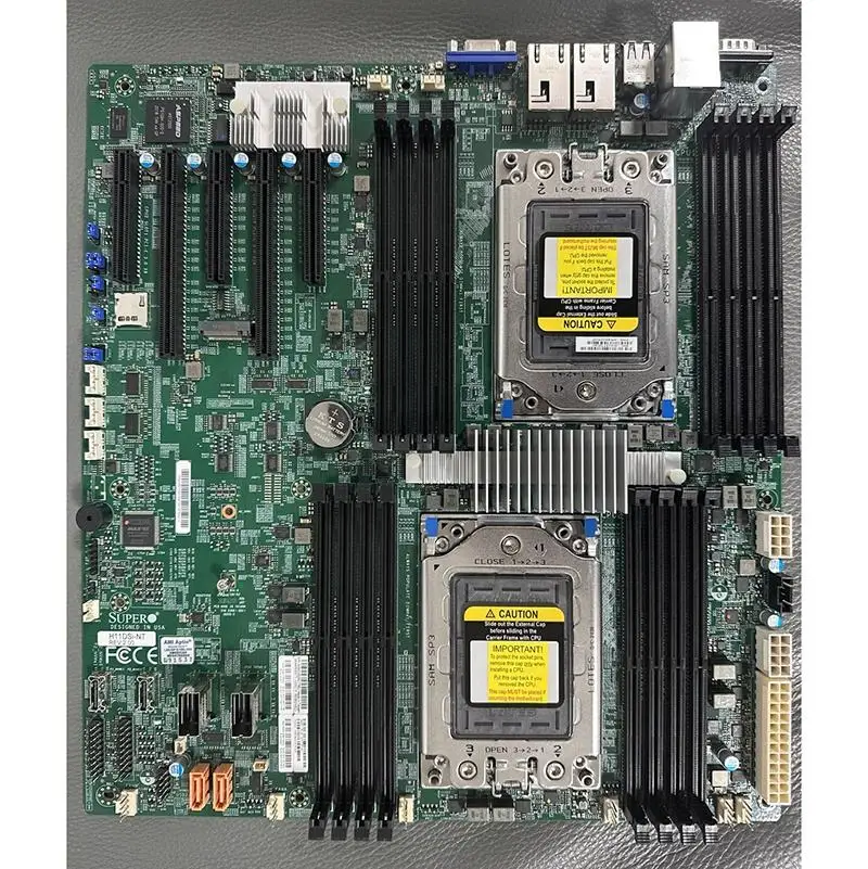 90new Dual  Motherboard H11DSi-NT Rev 2.0 SP3 2x G34 for AMD  7742 7K62 CPU Server Workstation GPU NAS Build (1PCS)