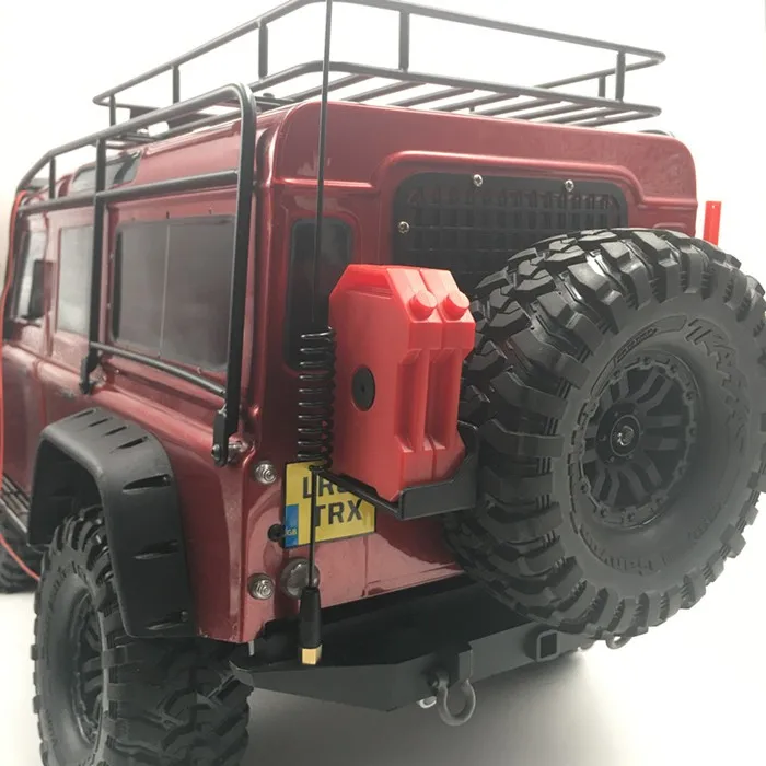 Metalowa dekoracja linia sygnału DIY długa/krótka antena do zdalnie sterowany samochód gąsienicowy 1/10 Traxxas TRX4 D90 D110 SCX10 TRX6