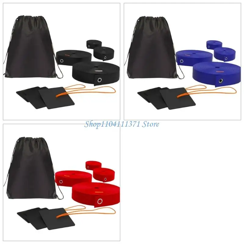 

P9FC Professional Outdoor Volleyballs Courts Marker Regulable Boundaries Line With Sand Anchors Net Bag Official Size