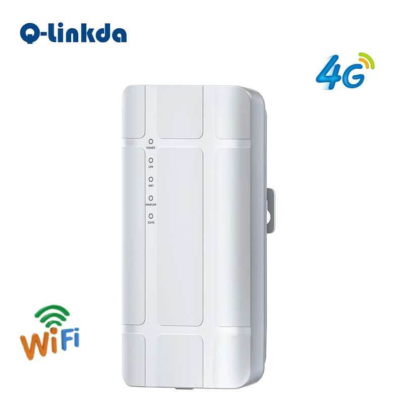 4G LTE High Power Outdoor WIFI Router Wireless Waterproof CAT4 WIFI Repeater With Sim Card For IP Camera/Outside WiFi Coverage