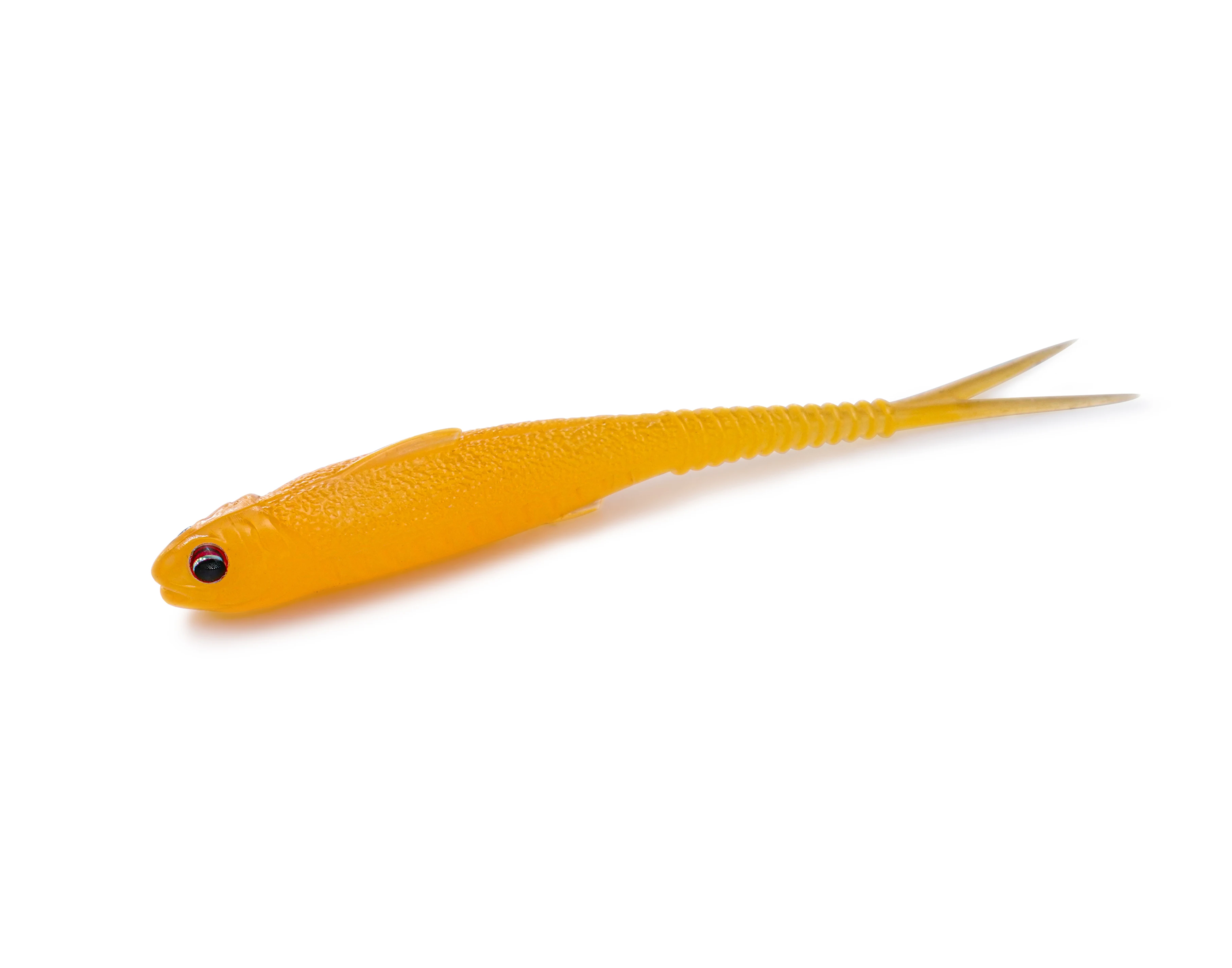 FISHANT Fork Tail Hollow Floating Soft Bait 2,5" 3,1" Realistischer Silikon-Köder mit Nachtleuchtfunktion zum Angeln von Barschen und Hechten mit Jigging-Ködern.