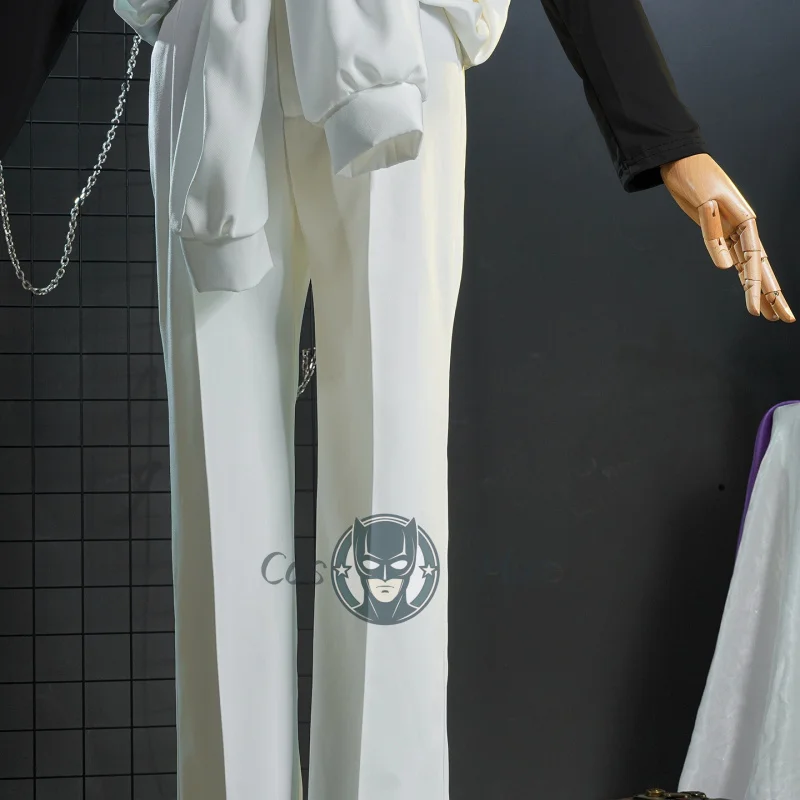 Aesop Carl Cosplay Costume Game Identity Ⅴ BLK Team Purple T-shirt Pants Casual Outfit Anime Carnival Halloween Party Uniforms