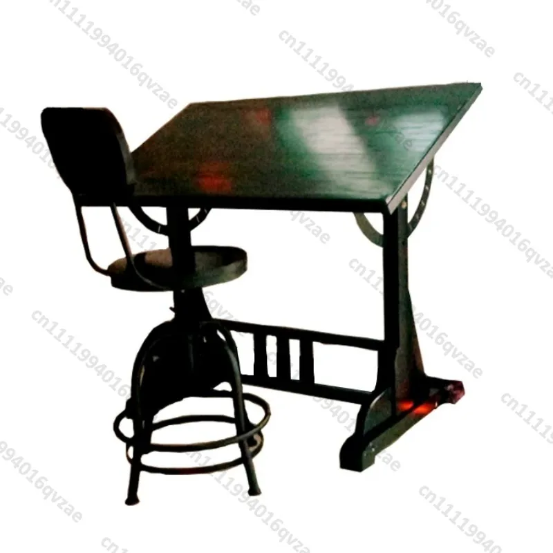 Solid Wood Art Drawing Table Designer Workbench,Adjustable Drafting Table Studio Sketching,Painting Creative Work