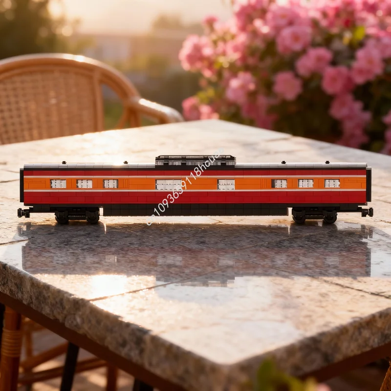 

992pcs MOC Daylight Dome Car Train Model Building Blocks Architecture Assemble DIY Creative Idea Toys Christmas Gifts Brick Kids