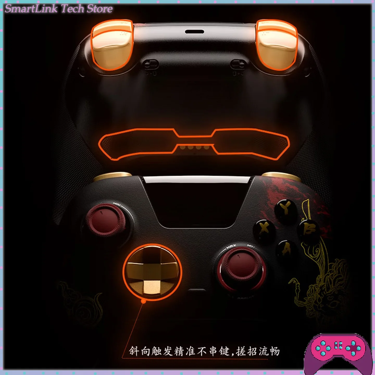 Astronomer Nioh 3 Limited Edition Gamepads Bluetooth 2.4GHz Smart Control Color Screen Force Motion Wireless Game Controller