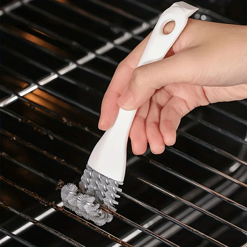 Cepillo de limpieza para parrilla, cepillo de limpieza para estufas de cocina, producto de limpieza multifuncional, cepillo para campana extractora, herramienta de limpieza de huecos