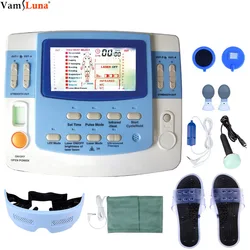 Pulsed Electromagnetic Ultrasound Therapy Machine With Tens & Ems Physiotherapy Equipment 7 Channels With Laser Myostimulator
