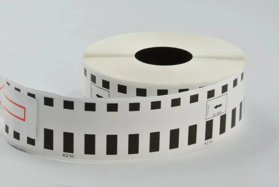 5 rolls compatible labels DK-22210 DK22210 DK-2210 DK2210 29mm*30.48M works for Brother QL-560 QL-580N QL labels