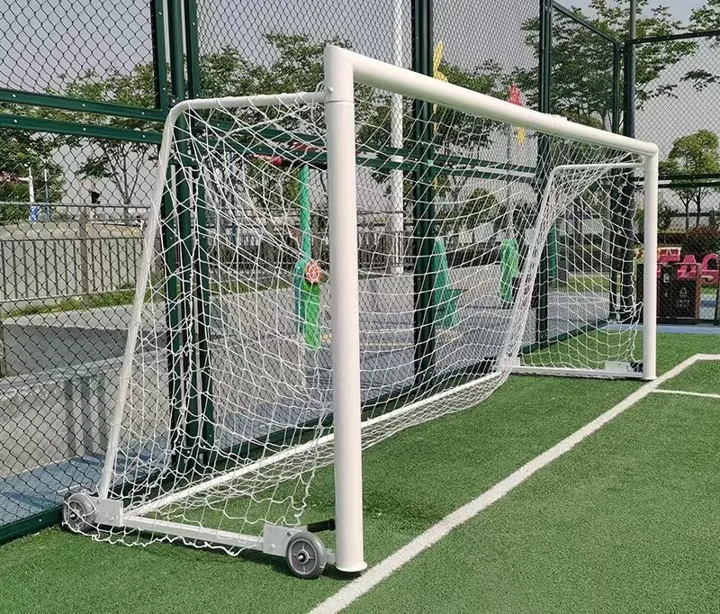Marco de aluminio para juegos al aire libre de 3*2M con ruedas, portería de fútbol sala para entrenamiento