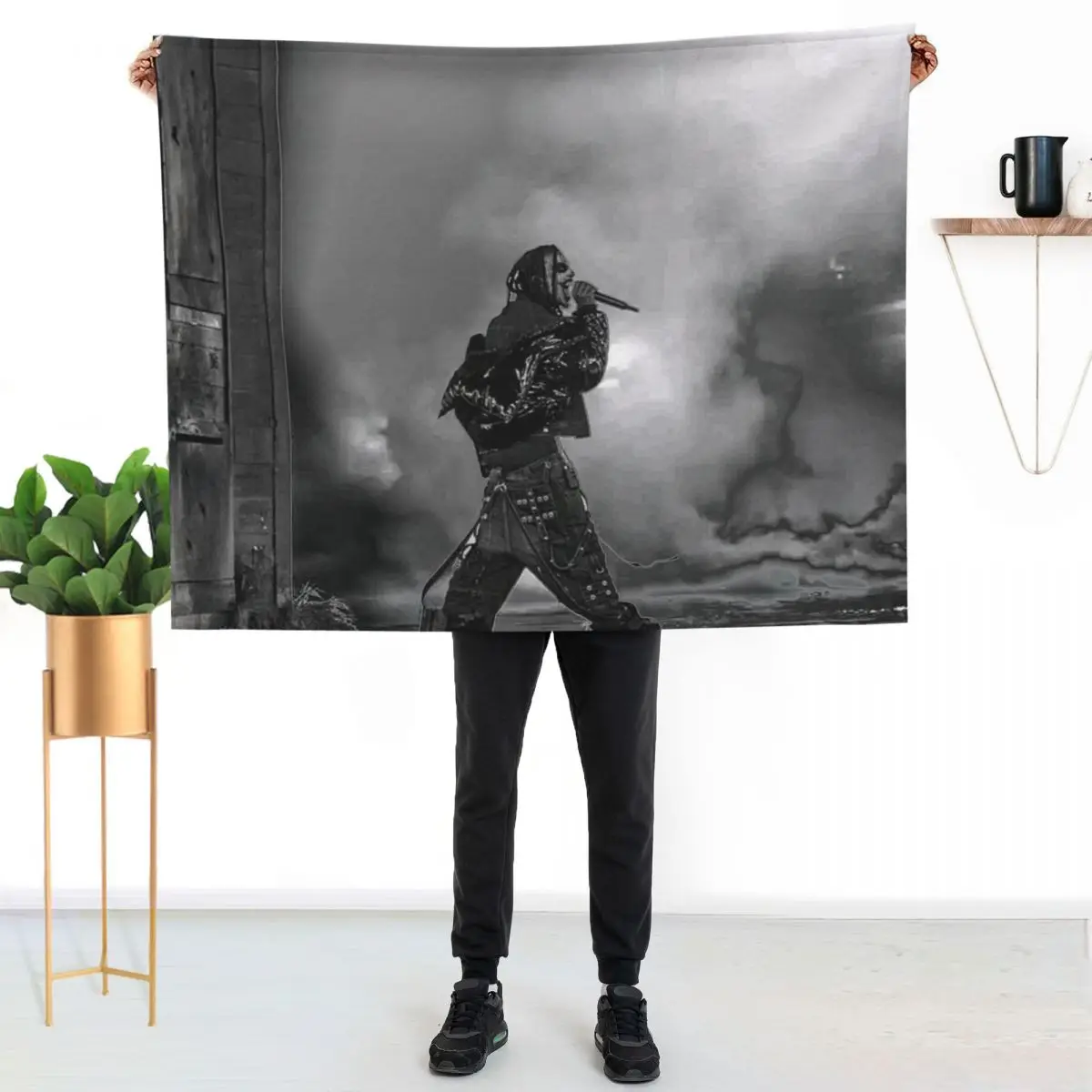 Playboi Carti black and white Throw Blanket christmas decoration Luxury Throw Beautifuls Loose Furry Summer Beddings Blankets