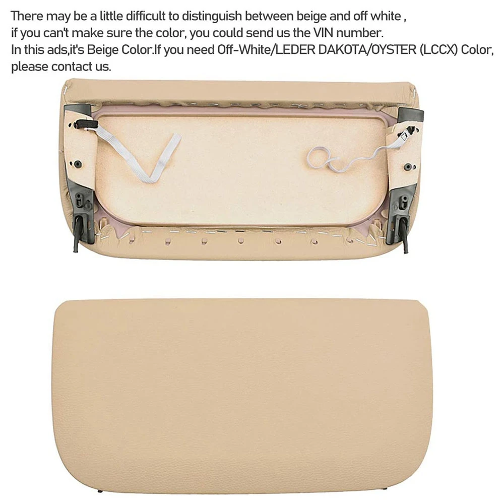 

Innovative Seat Backrest Pocket Cover for BMW 5/7 Series F10 F11 F07 F01 Beige