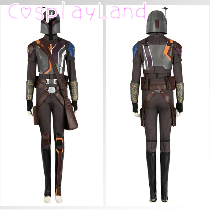 

Carnival Halloween Masquerade Clothes New TV Show Hero Sabine Wren Cosplay Costume Complete Set Outfit With Flight Suit Armor