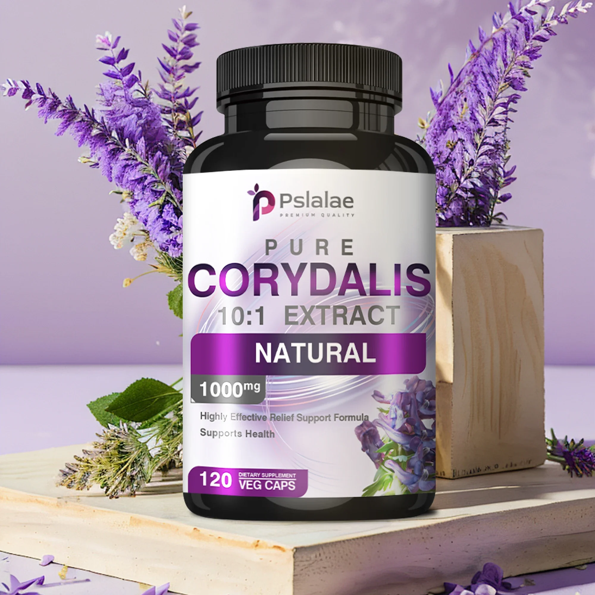 مستخلص كوريداليس - يخفف الألم ويسترخاء ويهدئ الجسم بالكامل - 120 كبسولة