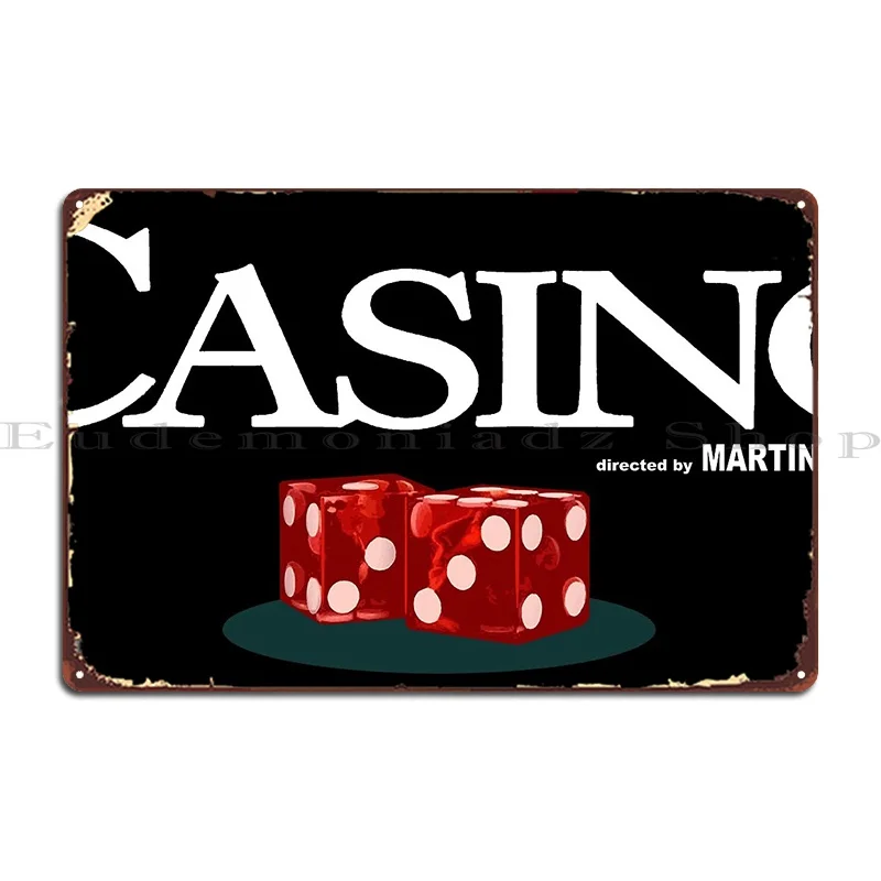 Casino Scorsese Metal Signs Club Cinema Create Wall Custom Personalized Tin Sign Poster