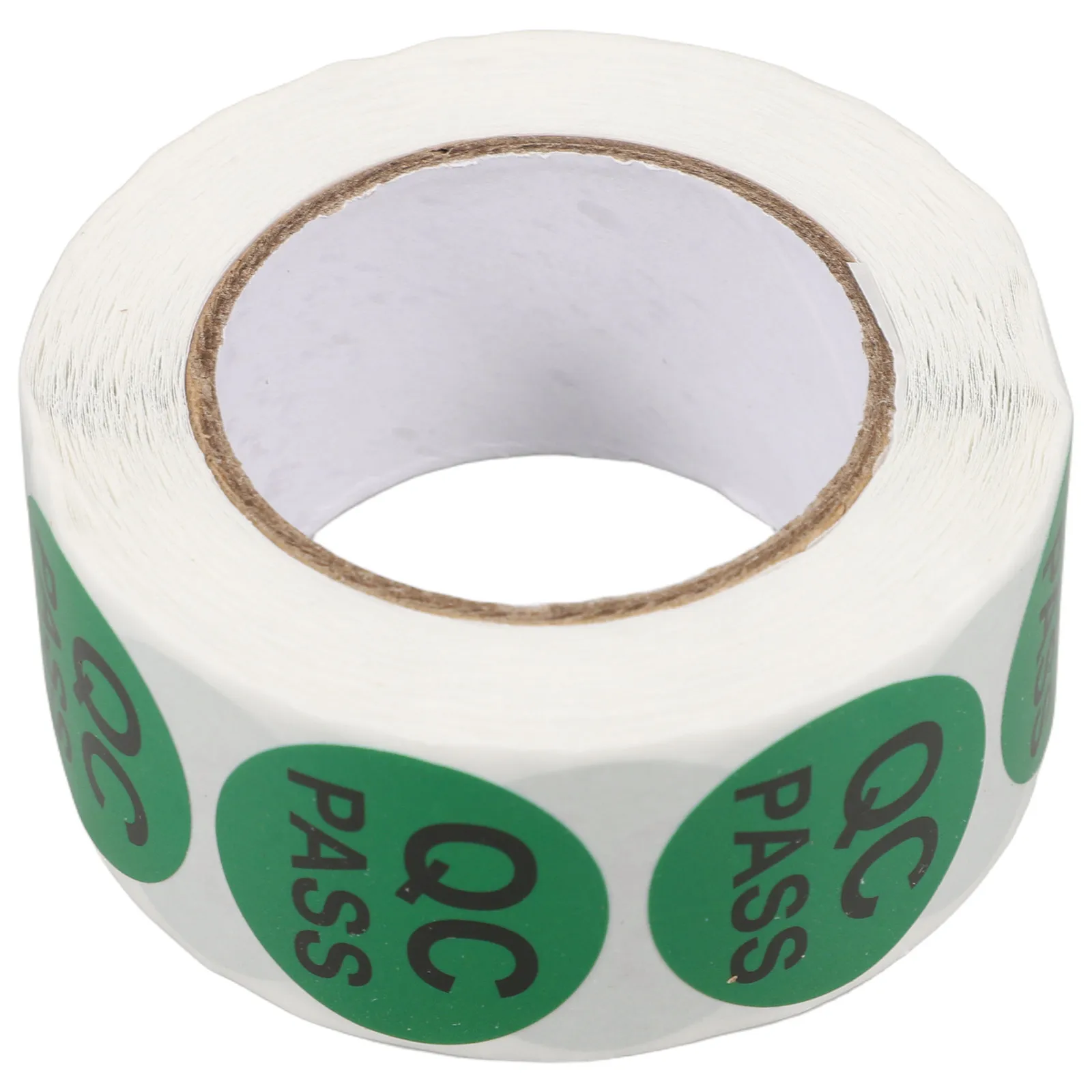 

Qc Passed Stickers 1 Roll Round Adhesive Labels for Warehouse Inventory Control Product Testing and Quality Assurance