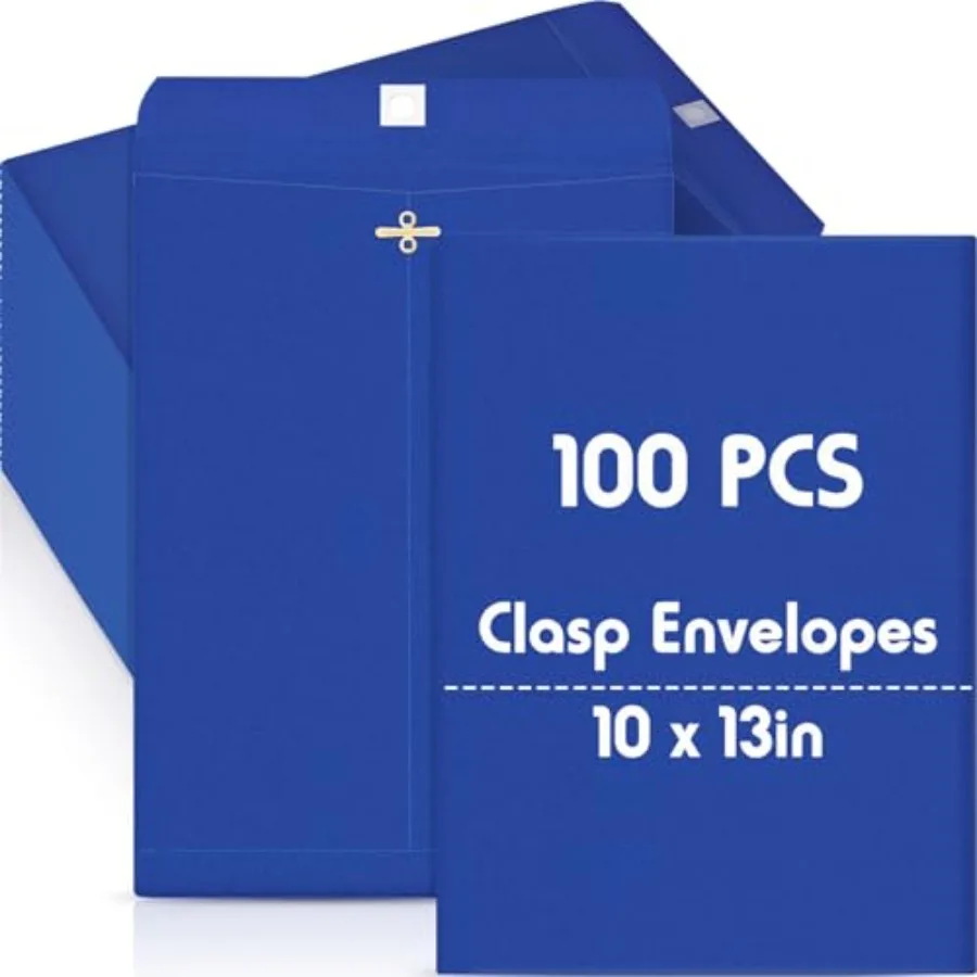 

0 Pcs Clasp Manilla Envelopes Gummed Colo Envelopes for Storing or Mailing for Home Office Business Supplies