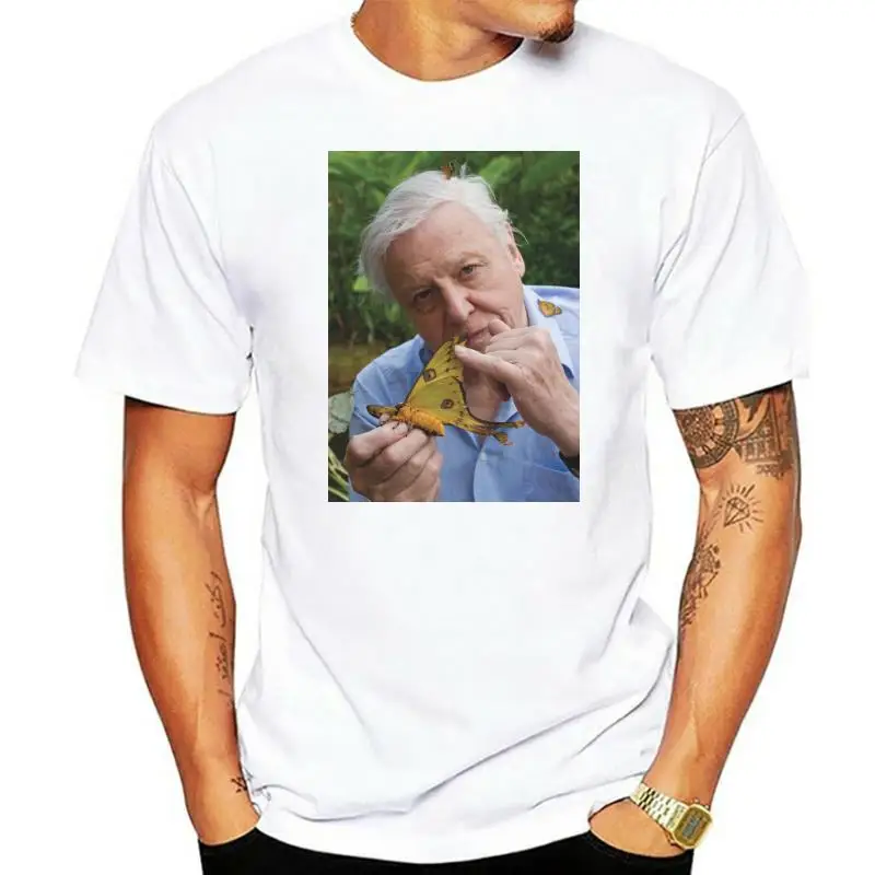 Sir David Attenborough 90s Retro Gift Men Women Top Unisex T Shirt 2341