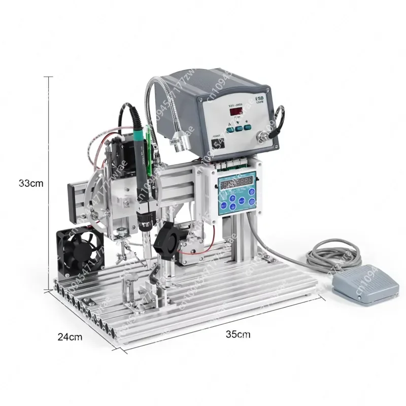 Semi-Automatic High Frequency Soldering Station PLC Control 110-240V 100A Nichrome Heating PCB USB