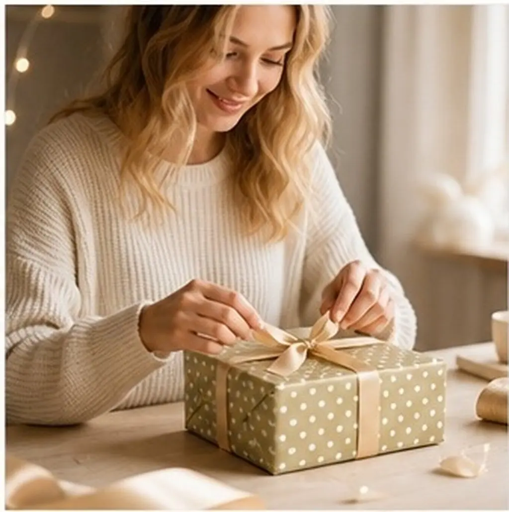 Premium Minimalist Dot Design Wrapping Paper Roll Soft Aluminized Material for Gifts Flowers Soap Tissue Decoration Occasion