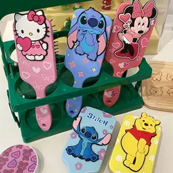 Stitch Comb Cartoon Cute Comb Massage Handle Comb Cartoon Minnie Mouse Hello Kitty Children's Birthday Gift Toys