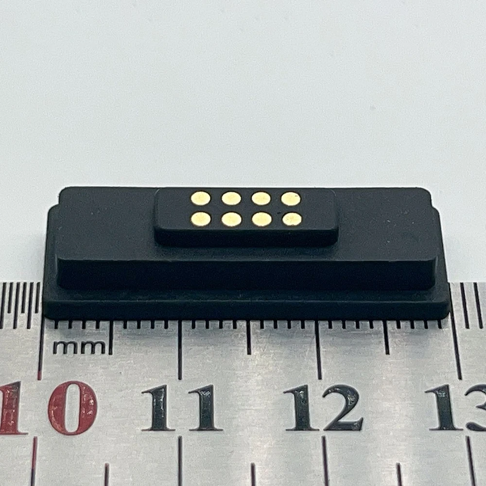 1 Paar 6P 7P 8P 9P 10P 11P 12P 13P 14P 16P 20P Magnetischer Pogo-Pin-Steckverbinder, versenkter, quadratischer, federbelasteter Stromkontakt, Sockel – Detail 6
