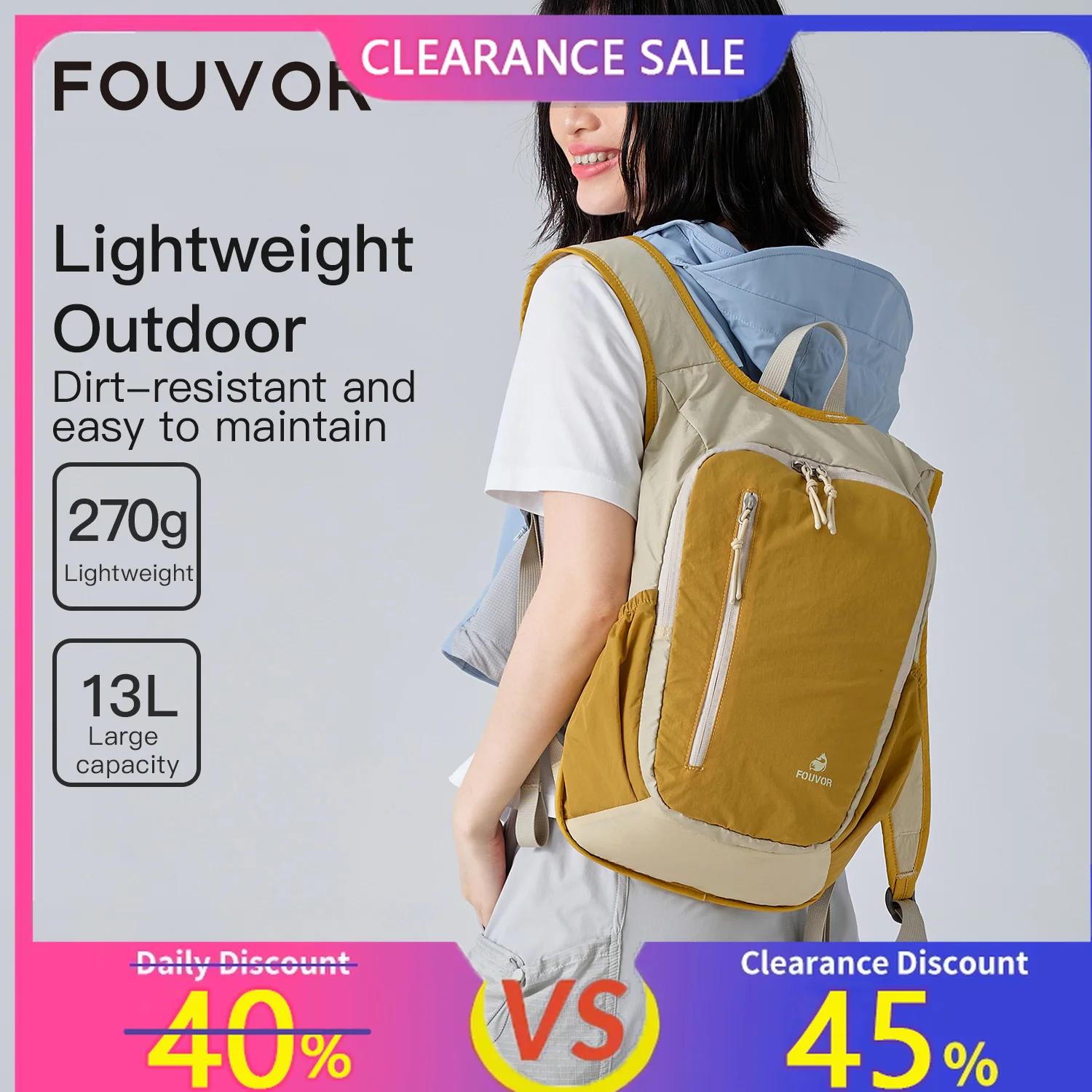 

Fouvor Women's Backpacks Travel Sports Airplane Cabin Backpack Nylon Casual College School Bags Fashion Shoulder Bags 3068-05