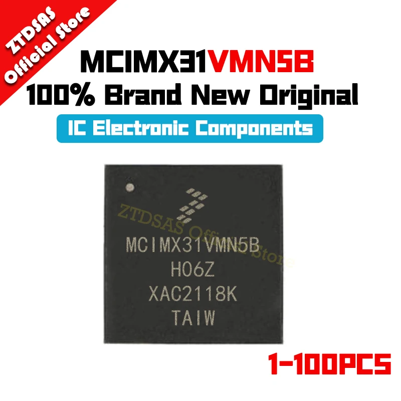 

1-100Pcs New Original MCIMX31VMN5B MCIMX31VMN5 MCIMX31VMN MCIMX31 IC MCU BGA-457 Chip