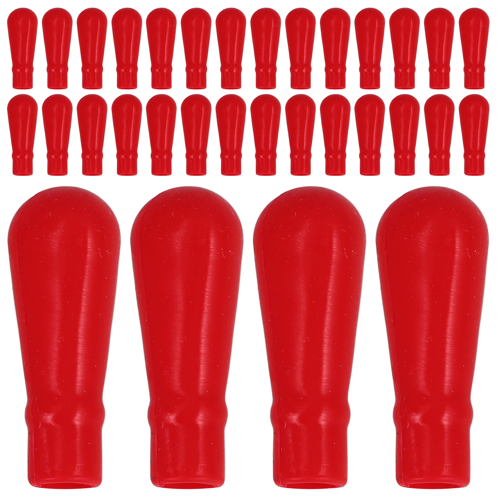 

50 Pcs Silicone Sealing Cap Glass Droppers Tip Emulsion Eyedropper Squeeze Ball Silica Gel Bulb Tips