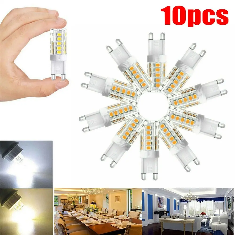 10pcs Durable Cool Warm White SMD2835 33LED AC220V 3W Bulb G9 LED Lamp Halogen Light