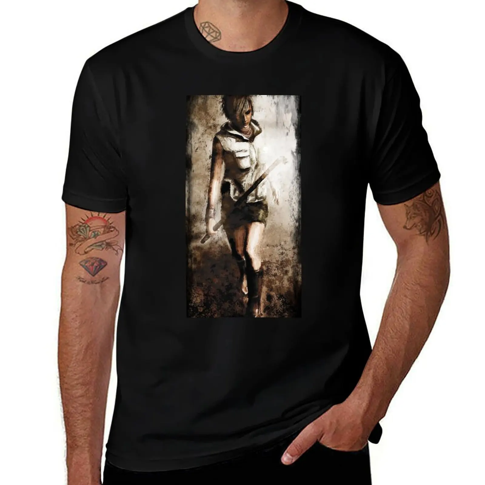 Silent Hill 3 Heather Awakening T-Shirt plus size clothes boys animal print anime clothes Louboutins mens clothes