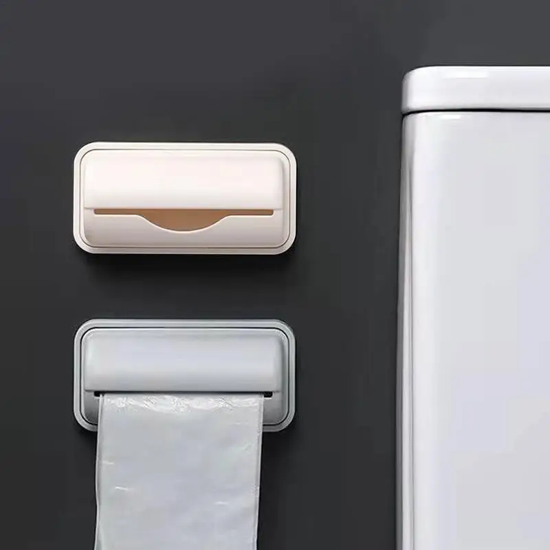 Trash Bags Holder Dispenser Small Bin Liner Kit Dispenser Wall Garbage Bag Dispenser Container Box Bag Holder For Kitchen