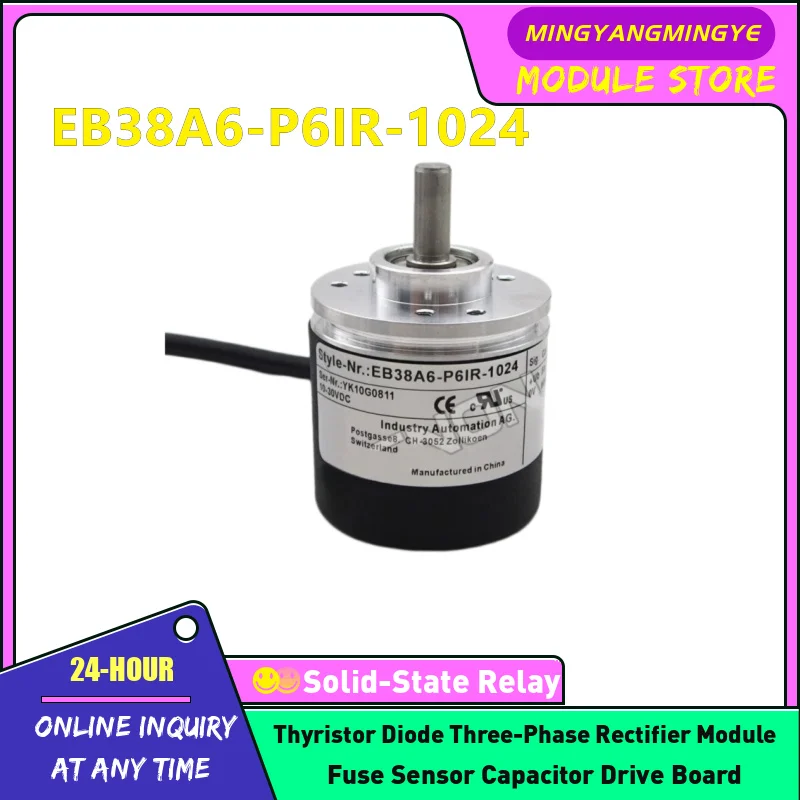 EB38A6-P6IR-1024 EB38A6-P6IR-1200 EB38A6-P6IR-1500 EB38A6-P6IR-1800 EB38A6-P6IR-2000 EB38A6-P6IR-2048 EB38A6-P6IR-2500 Encoder