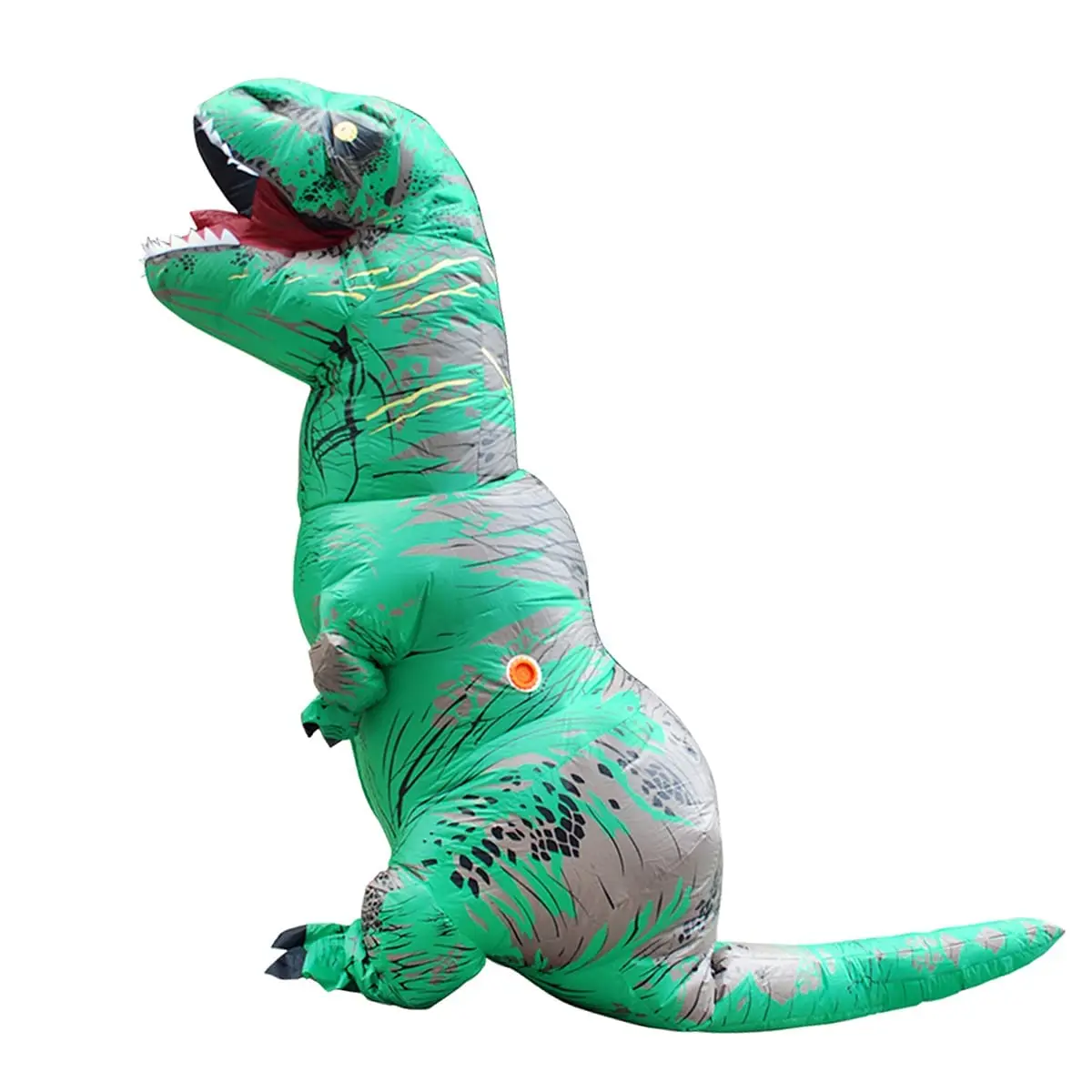 

T-REX Inflatable Dinosaur Costume For Adult Blow Up Dino Suit Christmas Halloween