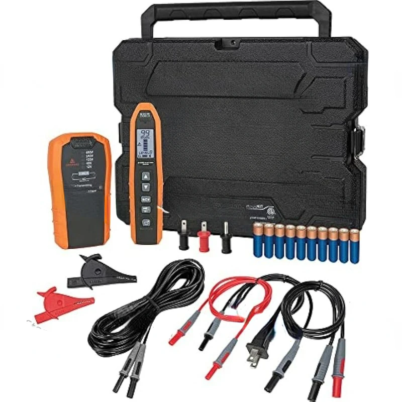 

Fuses, and Wires Tools ET450 Advanced Circuit Breaker Finder and Wire Tracer Kit for Energized and Non-Energized Breakers