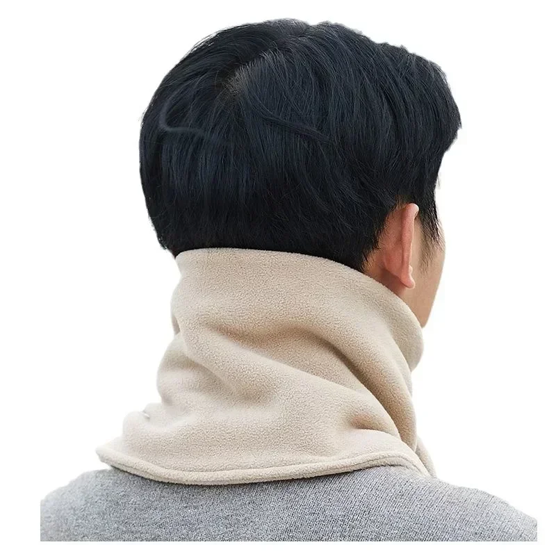 Winter Fleece Neck Scarf Thickened Warmth Autumn Neck Sleeve Men Scarf Women\'s Scarves Plush Double Layer Neckerchief Scarf Ring