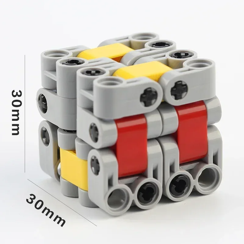Piccoli blocchi di particelle: giocattolo Fidget in stile cubo di Rubik per alleviare lo stress e l'ansia (giocattolo da scrivania)