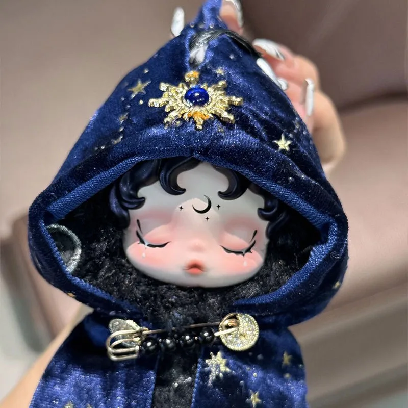 No Doll  Suitable For SP Sleepless Theater Series Wednesday Vinyl Doll Baby Clothes Mystery Cape Set Pure Hand-made