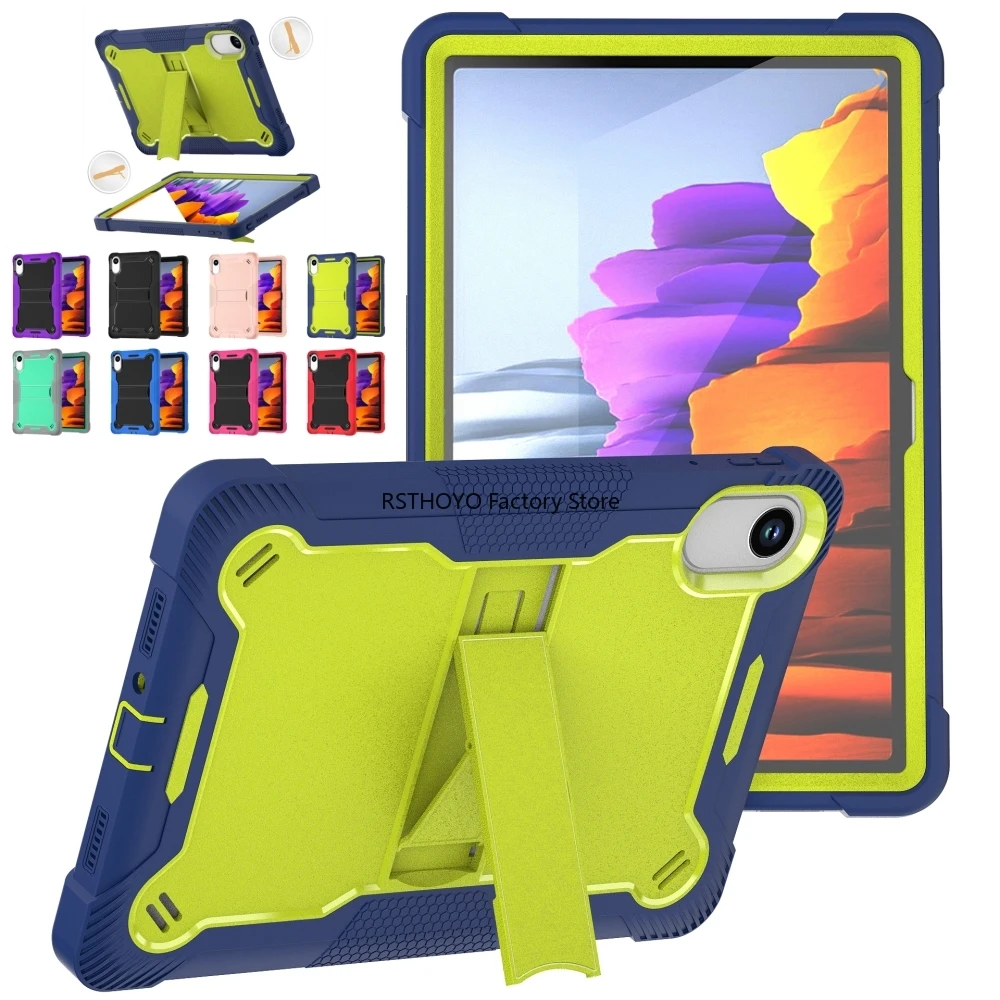 Armor Tablet Case For Xiaomi Redmi Pad 2 2025 11 inch Pad2 Model 25040RP0AG Anti-Slip Built-in Kickstand Hybrid Cover Shockproof