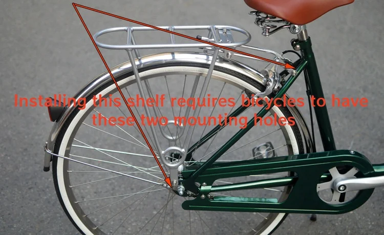 Aluminum Alloy 24 Inch 26 Inch 700C General Road Bike Bicycle luggage Rack Bike Cargo Rack Bike Rear Shelf Backpack Tailstock