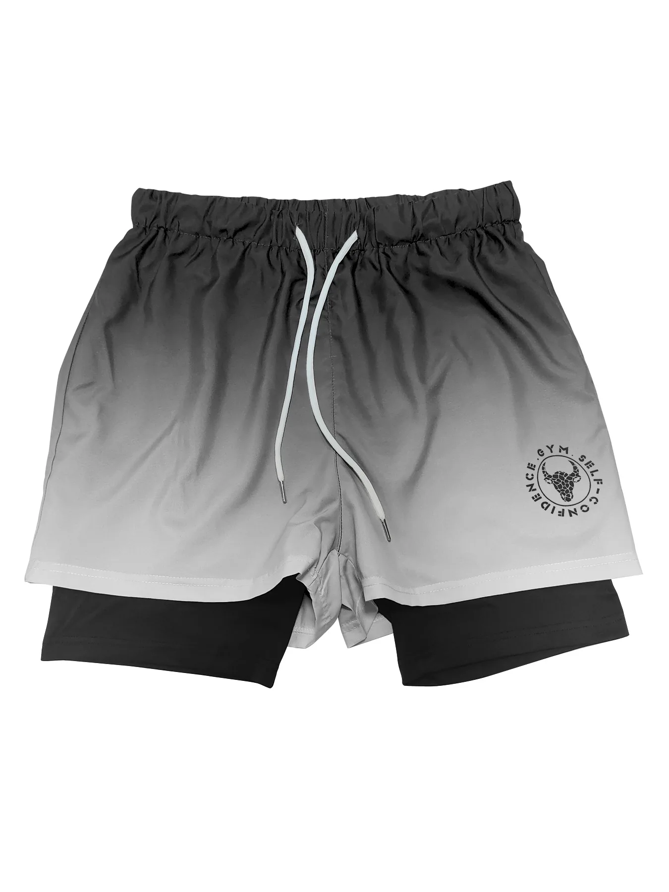 Shorts esportivos Quick Dry para homens, shorts de corrida soltos, sum de convés duplo, treino de ginástica, jogging, tamanho grande, 5XL, 2 em 1, 2024