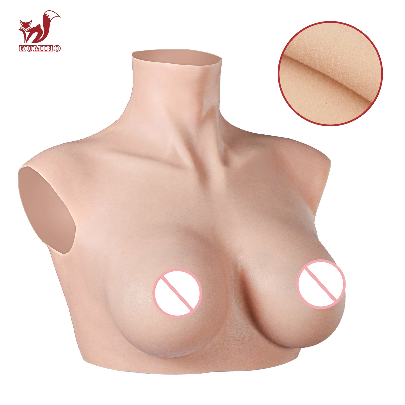 

KUMIHO Realistic Silicone Fake Boobs To Keep Warm Crossdresser A/B/C/D/E/G Cup Breast Forms Drag Queen Shemale Transgender