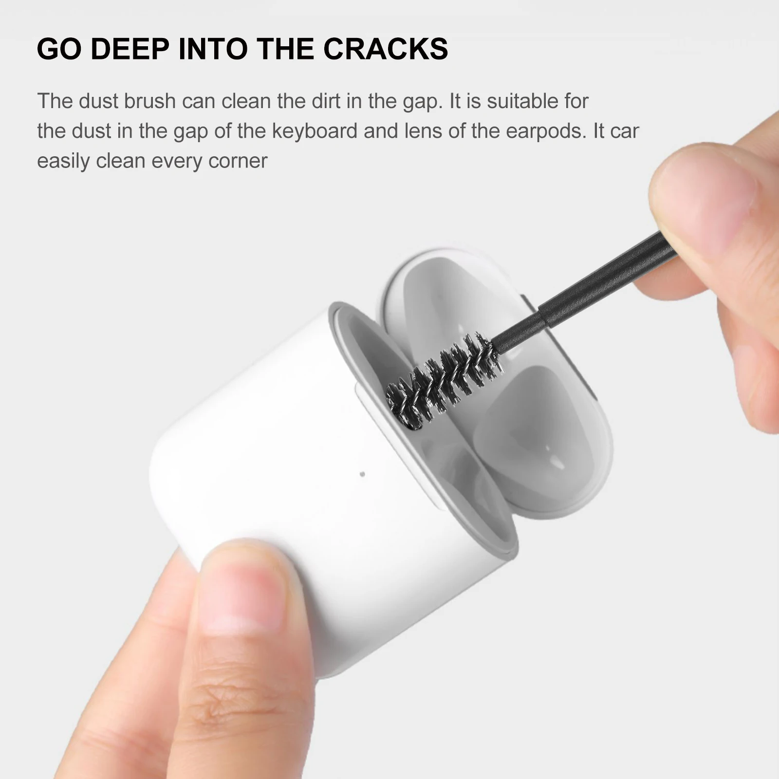 

12 Pcs Earphones Case Cleaning Brush Mini Size Phone Accessories Material Gentle Bristles Easy Storage Camera Cleaning Tools