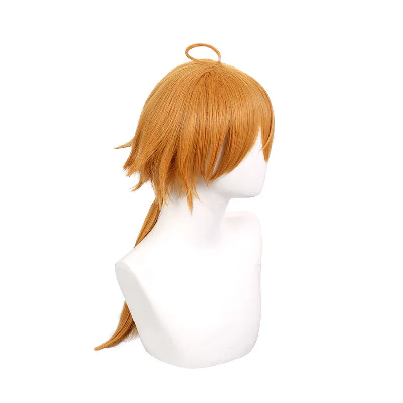 Genshin Impact Cosplay Perücke Tohma Inazuma City Umgedrehte kleine Zopffrisur Spiel Anime Cosplay Falsches Haar
